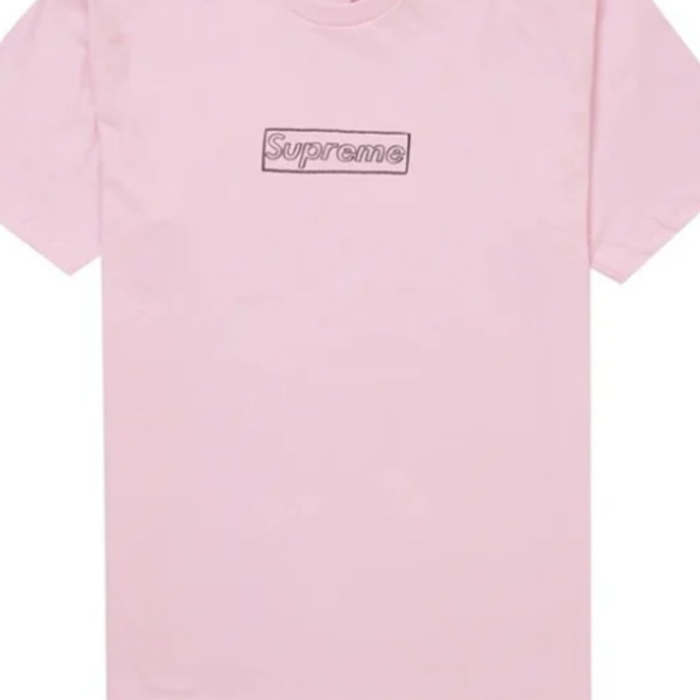 Brand New SUPREME x KAWS Calk Box Logo Tee Shirt T-shirt - NWOT